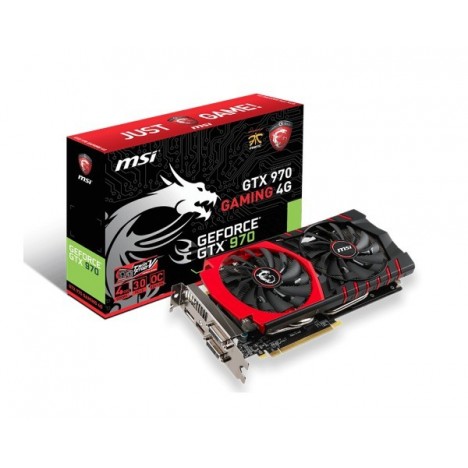 Carte Graphique MSI Nvidia GeForce GTX 970 Gaming 4Go DDR5/OC