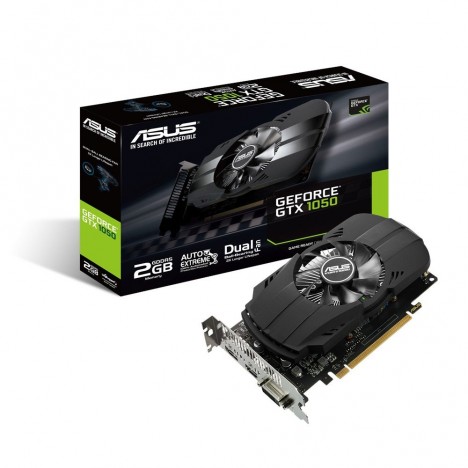 Carte Graphique Asus Nvidia GeForce GTX 1050 2 Go DDR5