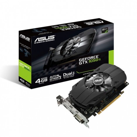 Carte Graphique Asus Phoenix Nvidia GeForce GTX 1050 Ti 4 Go DDR5