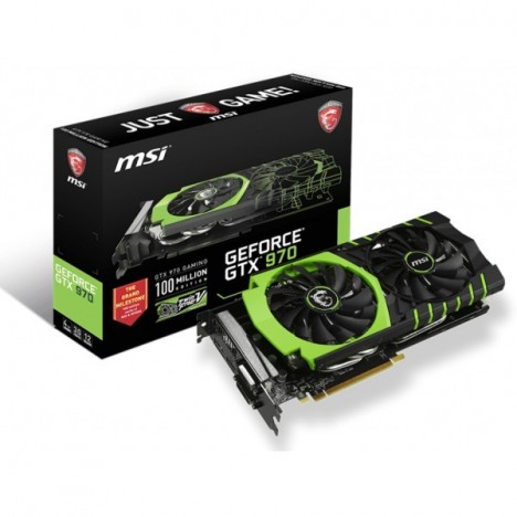 Carte Graphique MSI Nvidia GeForce GTX 970 Gaming 4 Go 100ME
