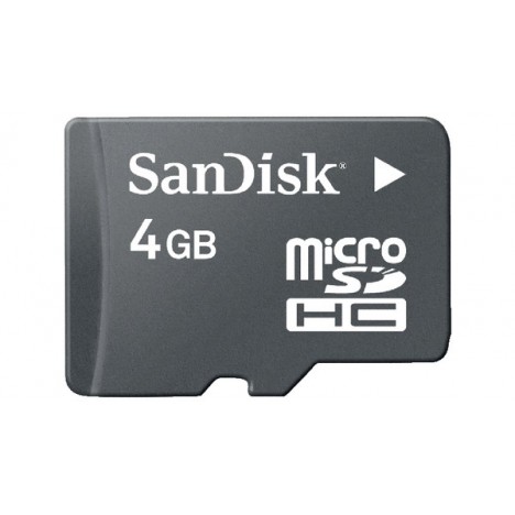 Carte mémoire SanDisk microSDHC™ 4 Go Carte mémoire SanDisk microSDHC™ 4 Go