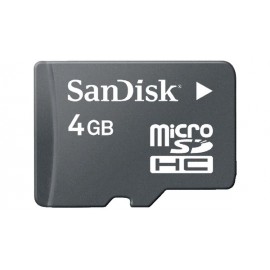 Carte mémoire SanDisk microSDHC™ 4 Go Carte mémoire SanDisk microSDHC™ 4 Go