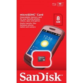 Carte mémoire SanDisk microSDHC™ 8 Go
