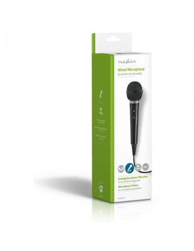 Microphone Filiaire NEDIS - Noir Microphone Filiaire NEDIS - Noir