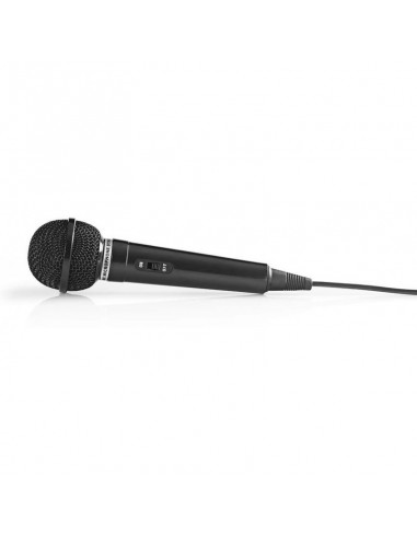 Microphone Filiaire NEDIS - Noir Microphone Filiaire NEDIS - Noir