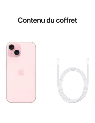iPhone 15 128 Go- Rose - Apple prix Tunisie