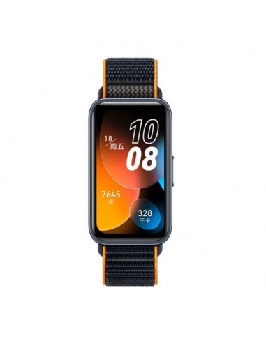 Bracelet Connecté HUAWEI Band 8 - Orange - Vue de face du bracelet, design élégant pour un style connecté et actif. Bracelet Connecté HUAWEI Band 8 - Orange - Vue de face du bracelet, design élégant pour un style connecté et actif.