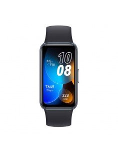 Bracelet Connecté HUAWEI Band 8 - Noir - Vue de face du bracelet, design élégant pour un style connecté et actif. 2