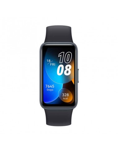 Bracelet Connecté HUAWEI Band 8 - Noir - Vue de face du bracelet, design élégant pour un style connecté et actif. Bracelet Connecté HUAWEI Band 8 - Noir - Vue de face du bracelet, design élégant pour un style connecté et actif.
