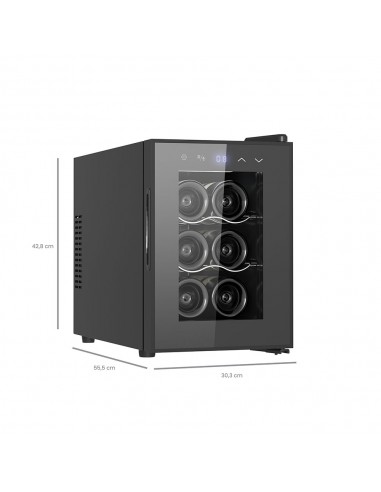 Garde-vin compact Livoo - Maximisez l'espace tout en préservant la qualité de vos vins.