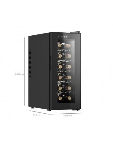 Garde-vin - Armoire à vin Livoo 12 bouteilles : élégance et fonctionnalité Garde-vin - Armoire à vin Livoo 12 bouteilles : élégance et fonctionnalité