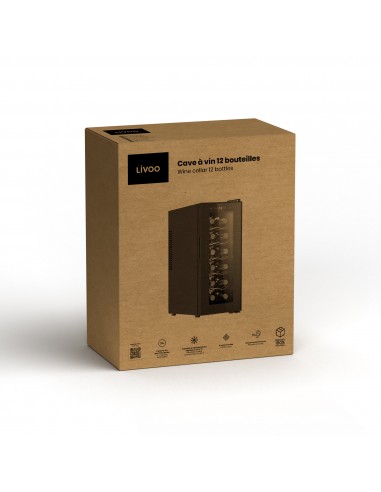 Cave à vins et spiritueux - Cave à vin Livoo 12 bouteilles pour une dégustation exceptionnelle Cave à vins et spiritueux - Cave à vin Livoo 12 bouteilles pour une dégustation exceptionnelle