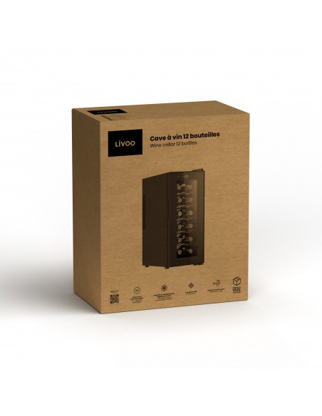 Cave à vins et spiritueux - Cave à vin Livoo 12 bouteilles pour une dégustation exceptionnelle Cave à vins et spiritueux - Cave à vin Livoo 12 bouteilles pour une dégustation exceptionnelle