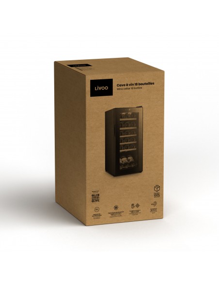 Cave à bouteilles - Cave à vin Livoo 18 bouteilles pour une collection organisée Cave à bouteilles - Cave à vin Livoo 18 bouteilles pour une collection organisée