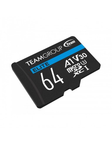 Carte Mémoire Team Group Elite Micro SDXC UHS-I A1 V30 - 64 Go