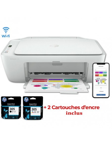 Imprimante HP Tout En Un 2720 Couleurs pour une qualité d'impression optimale Imprimante HP Tout En Un 2720 Couleurs pour une qualité d'impression optimale