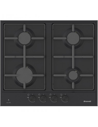 Table De Cuisson BRANDT BPE6341BA 4 Feux- Inox en Tunisie