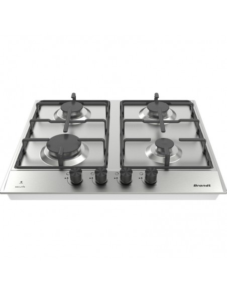 Table De Cuisson BRANDT 4 Feux BPE6341XA Inox