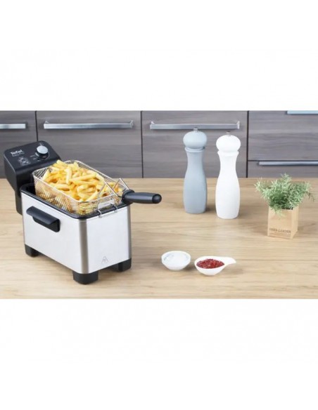 Friteuse Easy Pro Premium TEFAL 3 Litres- Inox pas cher