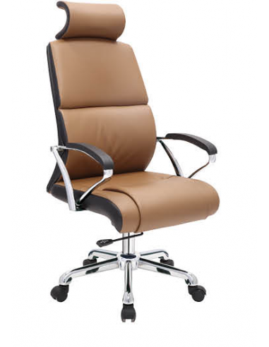 Fauteuil Ergonomique HOGAN GM Avec Base Chromée - Chez Oxtek