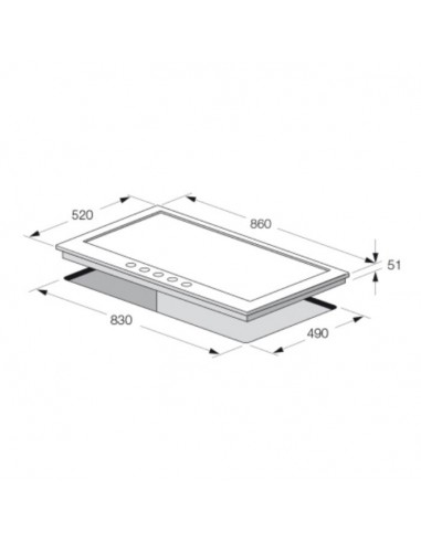 Plaque De Cuisson FOCUS - F40789BS 5...