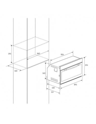 Four Encastrable à Gaz Ventilé FOCUS... Four Encastrable à Gaz Ventilé FOCUS...