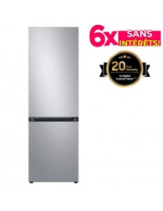 Réfrigérateur Combiné SAMSUNG NoFrost 340L - Silver (RB34T600FSA)