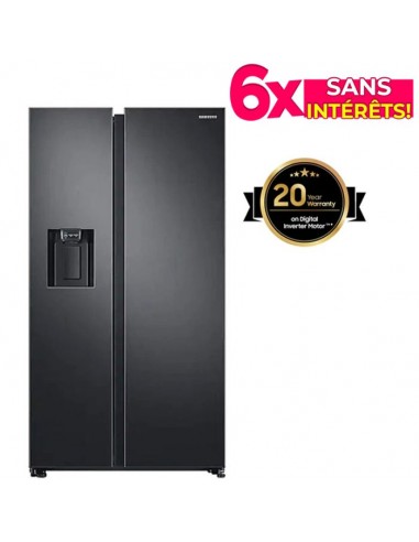Réfrigérateur SAMSUNG Side By Side 617 Litres NoFrost - Noir (RS68A8820B1)