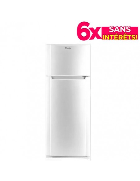 Réfrigérateur CONDOR 500L Double Porte Defrost - Blanc (CRF-T60GF20W)