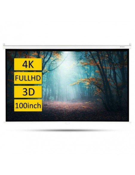 Écran De Projection OVERMAX SEMI-AUTOMATIQUE 100 POUCES Écran De Projection OVERMAX SEMI-AUTOMATIQUE 100 POUCES