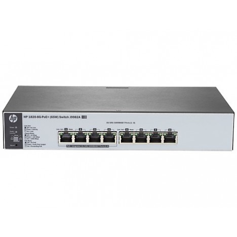 Switch HP 1820 8 ports PoE+ ( 65W ) Web administrable Switch HP 1820 8 ports PoE+ ( 65W ) Web administrable
