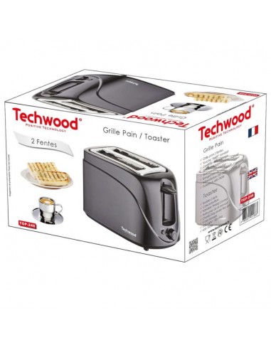Grille Pain TECHWOOD TGP-246 700W - NOIR Grille Pain TECHWOOD TGP-246 700W - NOIR