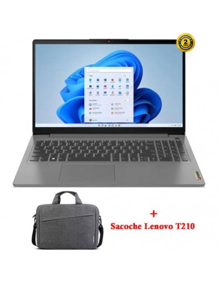 PC Portable LENOVO IDEAPAD 3 15IAU7 I7 12È GÉN 12G 512GO SSD - GRIS PC Portable LENOVO IDEAPAD 3 15IAU7 I7 12È GÉN 12G 512GO SSD - GRIS