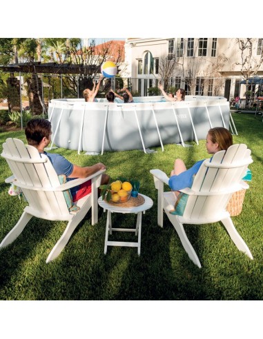 Piscine Prism Frame ovale 5.03 x 2.74 x 1.22 m Piscine Prism Frame ovale 5.03 x 2.74 x 1.22 m