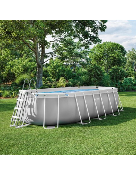 Piscine Prism Frame ovale 5.03 x 2.74 x 1.22 m Piscine Prism Frame ovale 5.03 x 2.74 x 1.22 m