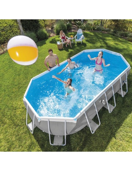 Piscine Prism Frame ovale 5.03 x 2.74 x 1.22 m Piscine Prism Frame ovale 5.03 x 2.74 x 1.22 m