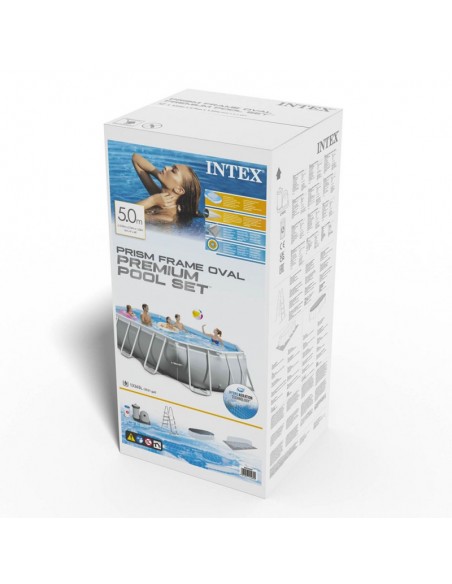 Piscine Prism Frame ovale 5.03 x 2.74 x 1.22 m Piscine Prism Frame ovale 5.03 x 2.74 x 1.22 m