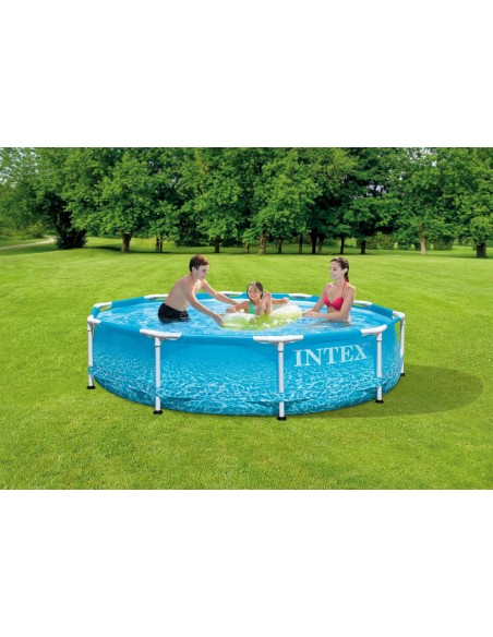 Piscine hors-sol Metal Frame Beachside ronde 305 x 76 cm Piscine hors-sol Metal Frame Beachside ronde 305 x 76 cm