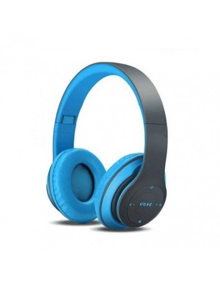 Casque Stéréo Sans Fil P47 Bluetooth - Bleu Casque Stéréo Sans Fil P47 Bluetooth - Bleu