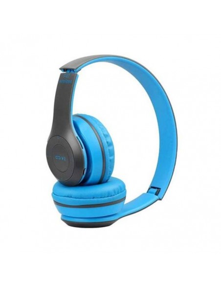 Casque Stéréo Sans Fil P47 Bluetooth - Bleu Casque Stéréo Sans Fil P47 Bluetooth - Bleu