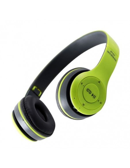 Casque Stéréo Sans Fil P47 Bluetooth - Vert Casque Stéréo Sans Fil P47 Bluetooth - Vert