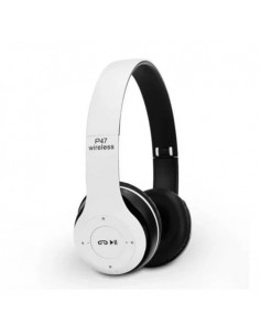 Casque Stéréo Sans Fil P47 Bluetooth - Blanc 2