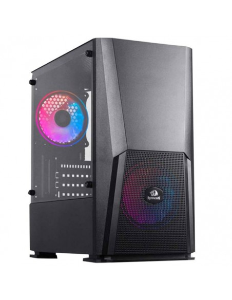 Boitier gamer redragon rinos gc-590 2fan argb m-atx - noir Boitier gamer redragon rinos gc-590 2fan argb m-atx - noir