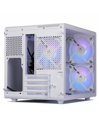 Boitier pc gamer redragon pagos 1 gc-570 2x fan argb m-atx blanc