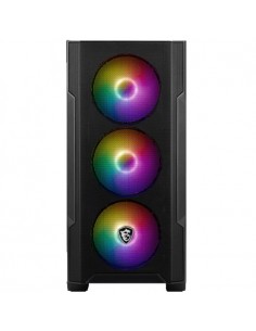 Boîtier pc gamer msi mag forge m100r - noir (306-7g20r21-809) 2