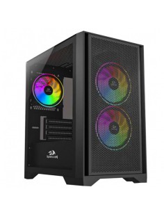 Boitier pc gamer redragon packtis 2 gc-540 3x fan argb m-atx noir 2