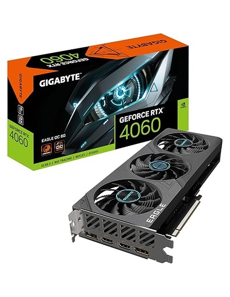 Gigabyte nvidia geforce rtx 4060 eagle oc carte graphique - 8gb gddr6 Gigabyte nvidia geforce rtx 4060 eagle oc carte graphique - 8gb gddr6