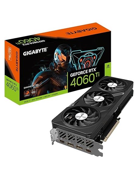Gigabyte Carte Graphique GeForce RTX 4060 Ti Gaming OC 16G Gigabyte Carte Graphique GeForce RTX 4060 Ti Gaming OC 16G