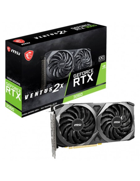 Carte graphique msi geforce rtx 3060 ventus 2x oc / 12 go gddr6 Carte graphique msi geforce rtx 3060 ventus 2x oc / 12 go gddr6