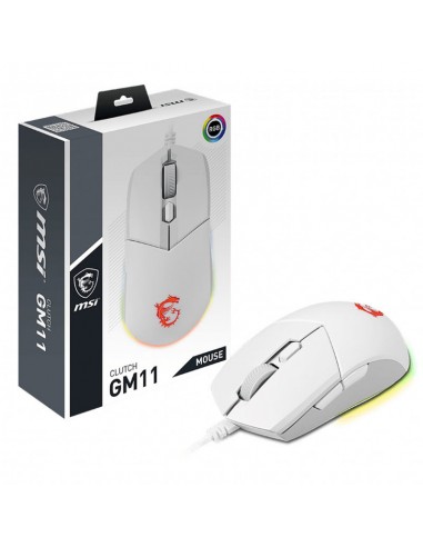 Souris USB Gamer MSI Clutch GM11 / White